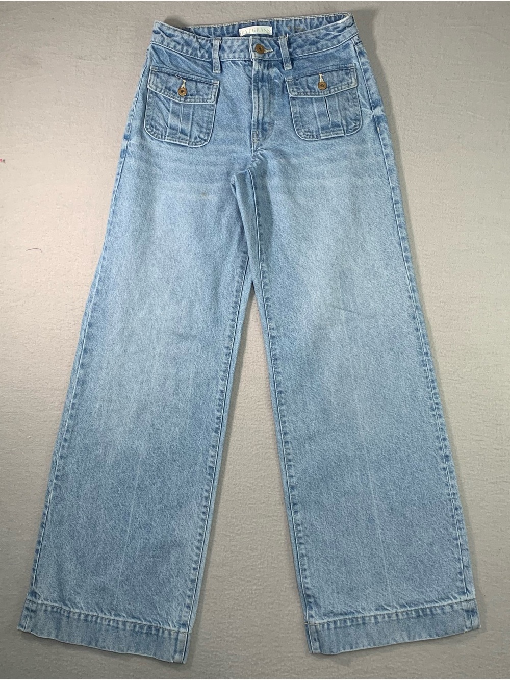ryegrass Relaxed Light Blue women's Wide-Leg Jeans size 2